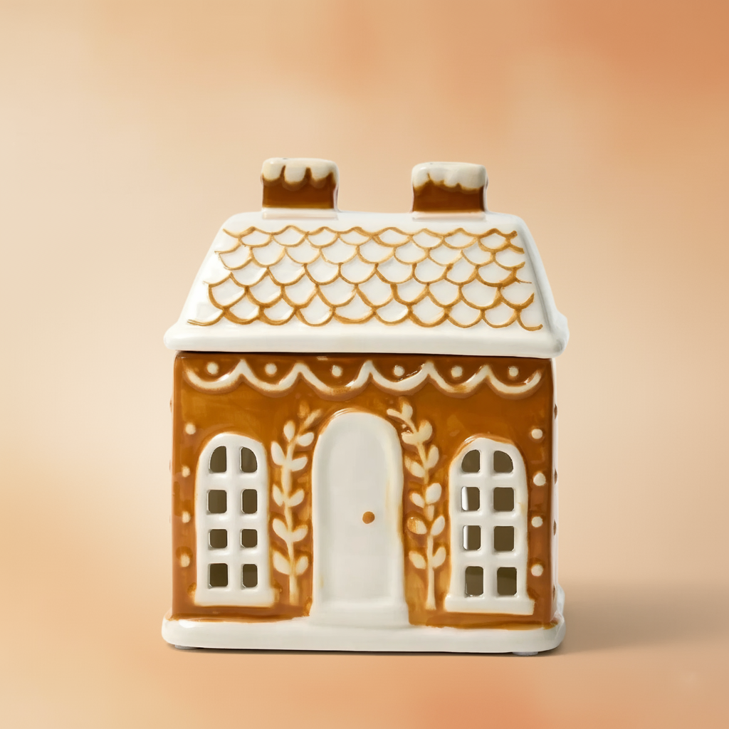 Christmas Gingerbreadhouse Voksbrenner