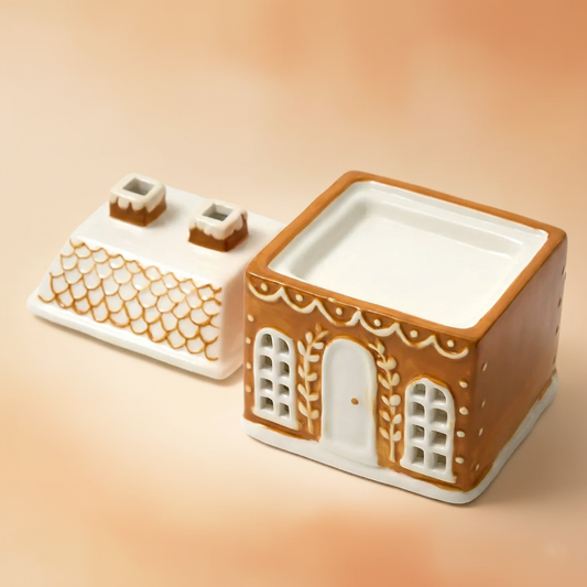 Christmas Gingerbreadhouse Voksbrenner