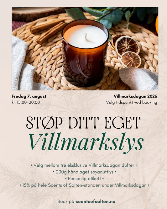 Villmarksdagan 2026: Støp ditt eget Villmarkslys